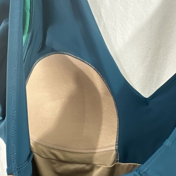 Summersalt The Ruffle Backflip Seaglass Seaweed Teal Swimsuit Womens 16 Beach - Picture 8 of 9